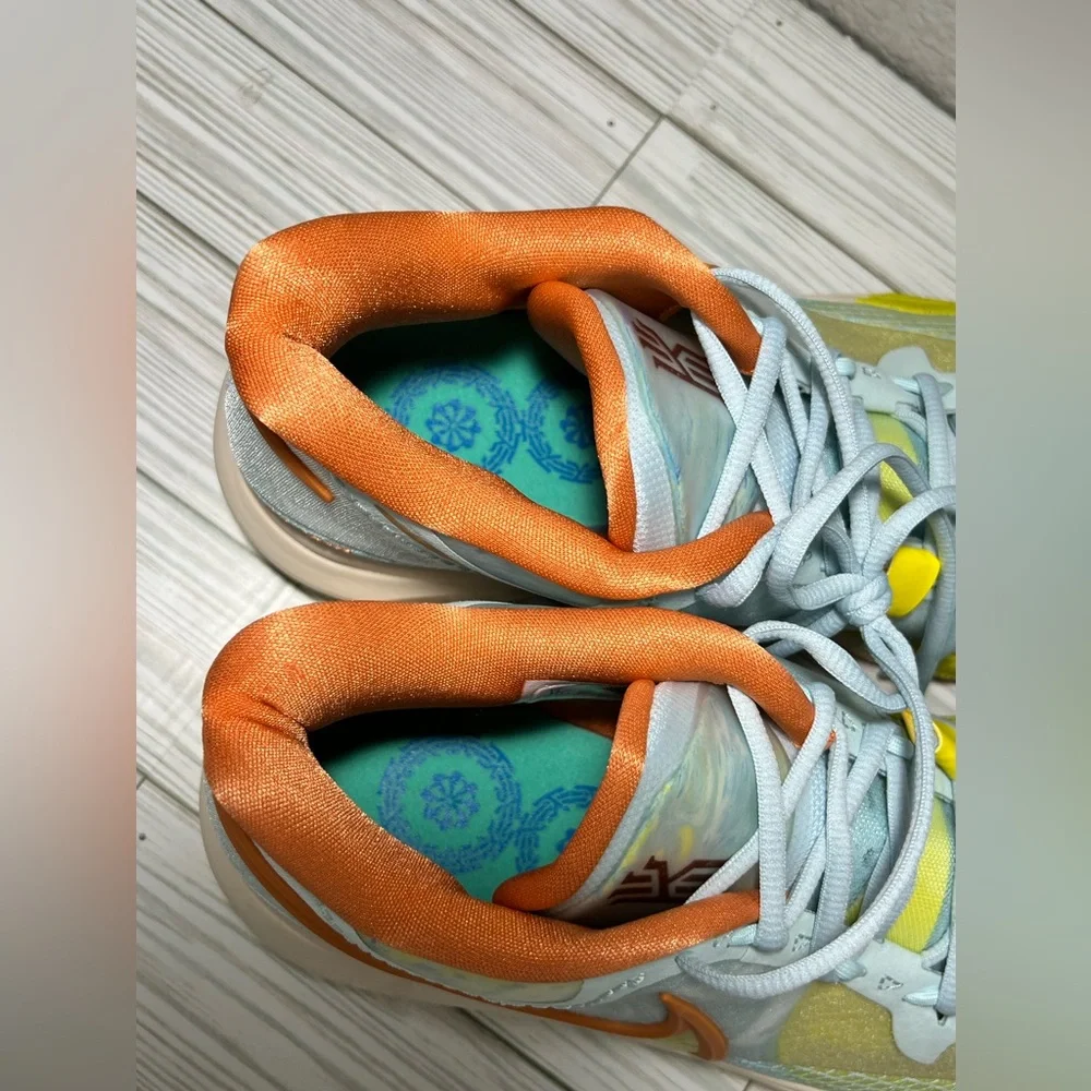Nike‎ Kyrie 8 Eagle men's basketball sneaker shoe blue Yellow size 13 NWOT